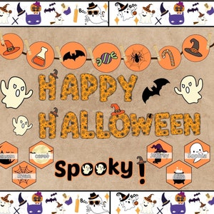 Halloween Spooky Classroom Bulletin Board Kit (Printable)
