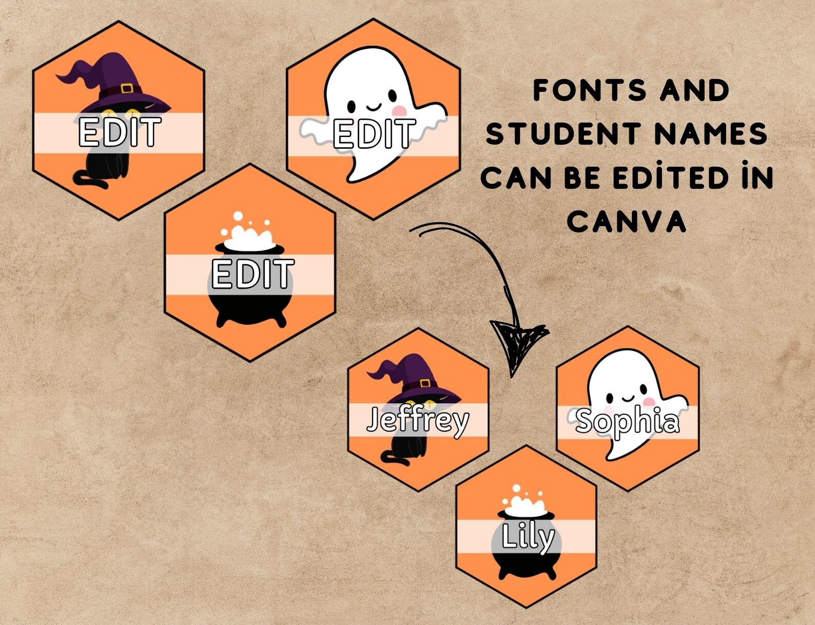 Halloween Bulletin Board Kit halloween Spooky Halloween Etsy