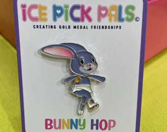 Bunny Hop Soft Enamel Pin