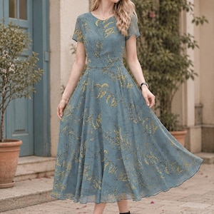shirt dress sequin Shimmering Splendor 3XL Swatch:#efdbba 25 Hips Rachel Allan Quince RQ3153 Color:Gold Foil