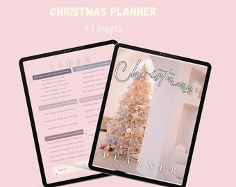 Holiday planner/ Christmas digital Planner/ Good Notes Xmas Planner/ Christmas Planner/ Ultimate Christmas Planner/ Christmas Gift Tracker
