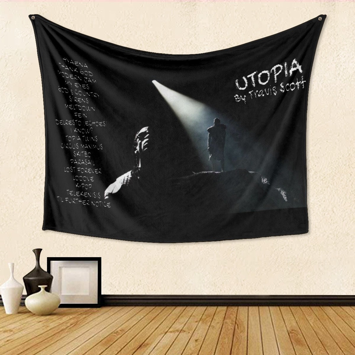 Travis Scott UTOPIA Tracklist Banner Utopia Tapestry Etsy