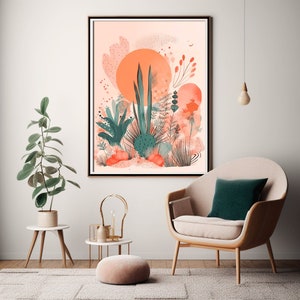 Watercolor Cactus Wall Art, Digital Prints, Cactus Home Decor, Living Room Decor, Kids Room Wall Art, Kitchen Wall Art, desert art