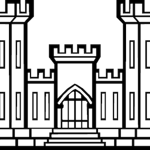 Castillo de ingenieros del ejército svg