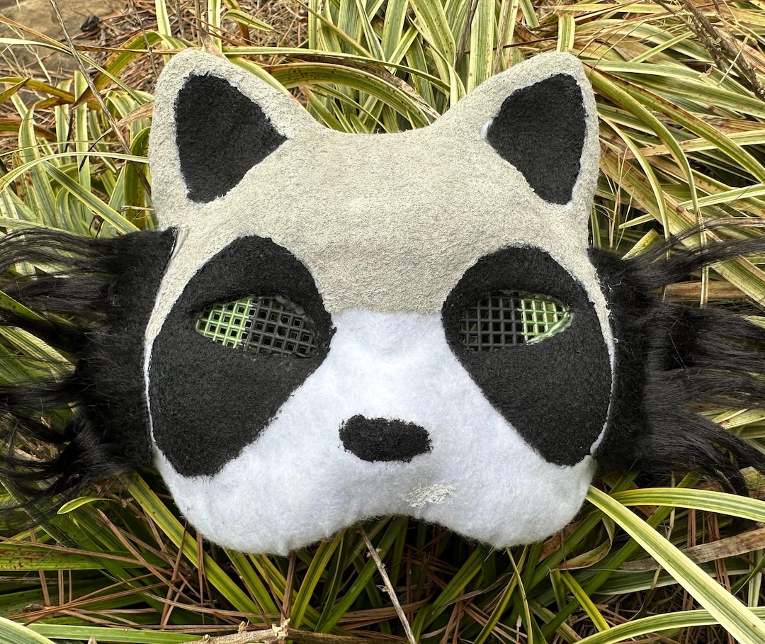 Ta Rien Mask Raccoon Therian Mask! High Quality Inexpensive Raccoon Therian Gear! - Etsy
