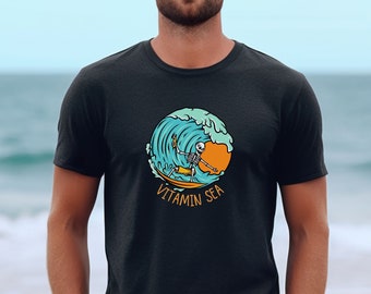 Skeleton Surfer Gift Shirt Ocean Waves Shirt Surfing Lover Gift Shirt Sea Life Shirt Surfer Gift Shirt Gift for Her Gift for Him Surf Shirt