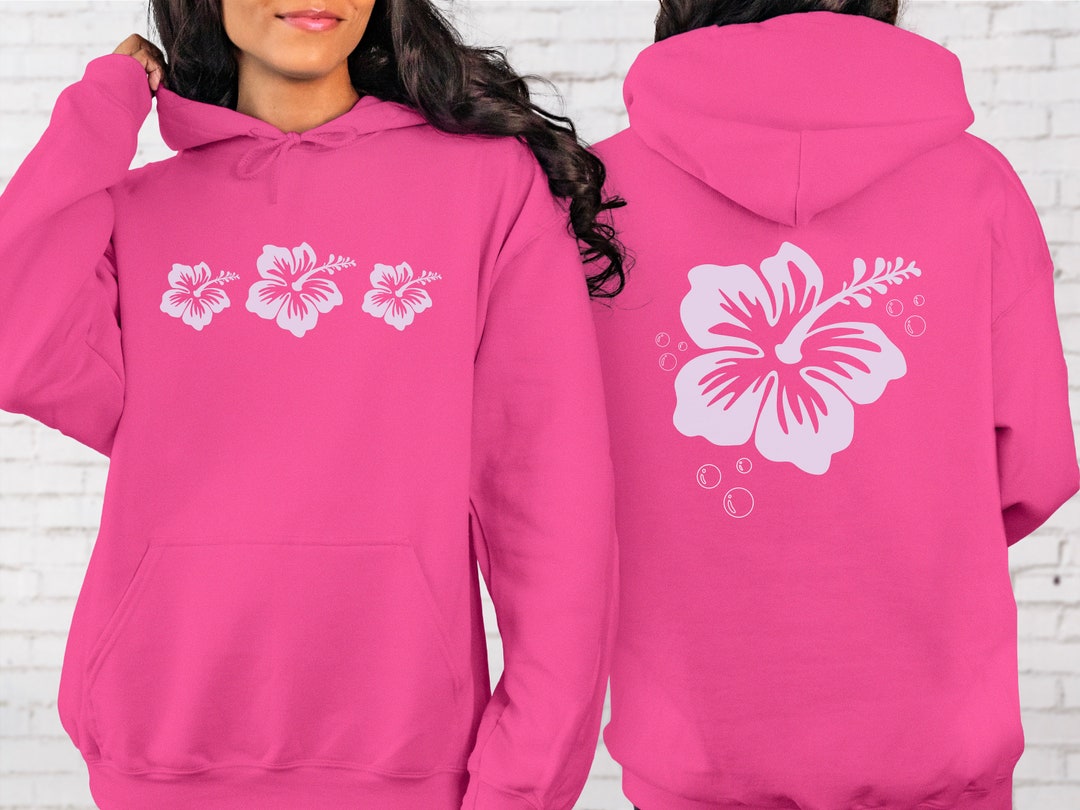 Tropical Exotic Flowers Hibiscus Hawaiian Print Men's Zip Up Hoodie