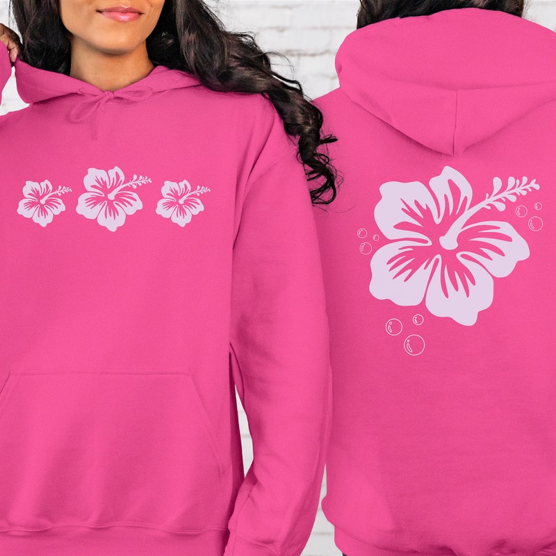Palm Leaf Tropical Print Women's Zip Up Hoodie