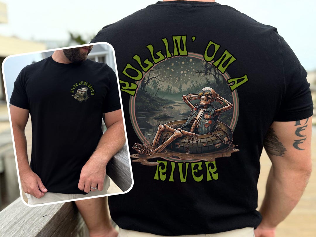 Skeleton Rafting River Rafting Shirt, Outdoor Adventure Apparel, Skeleton Tee - Etsy