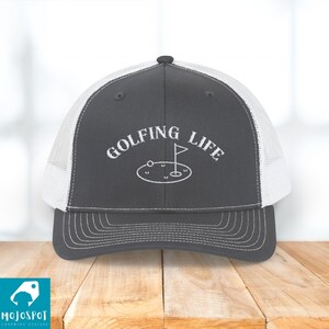 Golfing Life Trucker Hat: Sports Fan Golf Cap