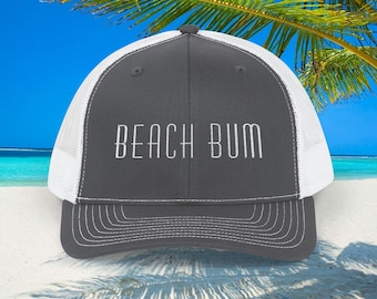 Beach Bum Hat, Trendy Summer Beachwear Cap
