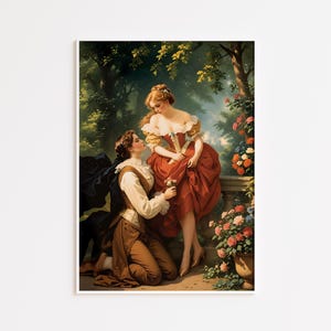 Sapphic Romantisches Viktorianisches Paar Poster - Lesben Poster, Wlw Love Art, Sappho Wandkunst