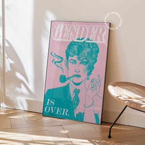 Genderfluid Pride Art Print: Normbreaking Queer Home Decor
