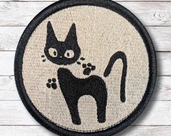 ジジ - 魔女の宅急便 - 刺繍アイロンパッチ