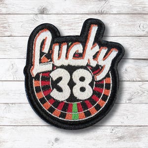 Lucky 38 - Fallout - Embroidered Iron On Patch