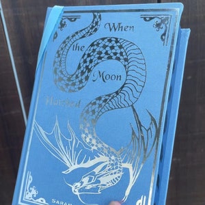 When the Moon Hatched, Special Edition, Handmade, Sarah A. Parker, Custom Rebind, Foil Cover, Rebound Book Gift