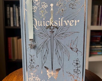 Quicksilver Rebound Book, Special Edition, Handmade, Callie Hart, Custom Rebind, Foil Cover, Rebound Book Gift