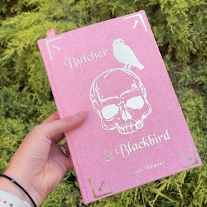 Butcher and Blackbird Rebound Book, Special Edition, Handmade, Brynne Weaver, Custom Rebind, Foil Cover, Rebound Book Gift