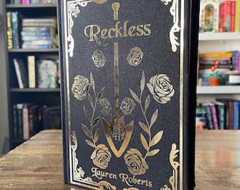 Powerless and Reckless Rebound Book SET, Special Edition, Handmade, Lauren Roberts, Custom Rebind, Foil Cover, Rebound Book Gift
