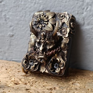 Zippo Handmade Characters Brass Oni Long Horn