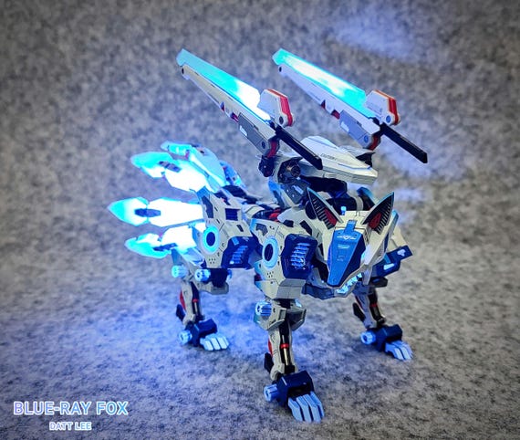 Zoids HMM Blue Ray Fox (custom Painted) - Etsy