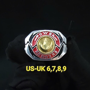 Silver Ring, Green Ranger, Dragon Coin,Tommy Legacy,Gift Ring(US-UK 6,7,8,9)