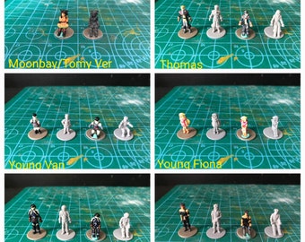 Zoids Custom - Chaotic Century - Personajes pintados - Figuras de resina