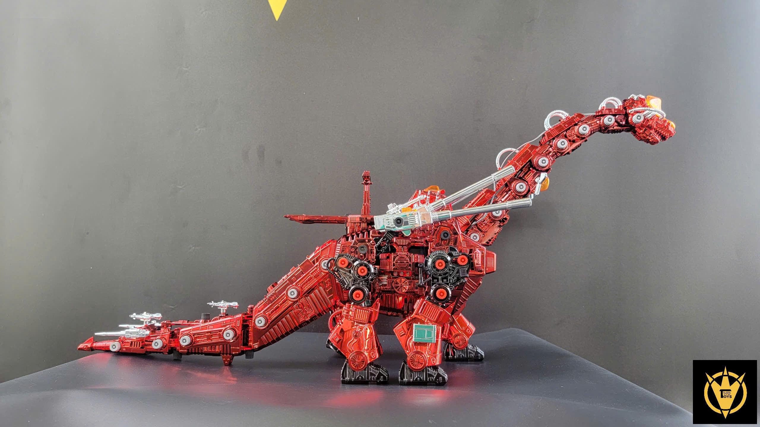 Zoids Red Ultra Saurer Chrome Plating