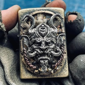 Zippo Handmade Characters Brass Oni Eldar