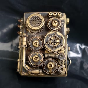 lighter -lighters- Gothic- Steampunk- Lighter Shell-pilot tools -(both side & steampunk)