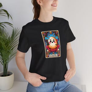 The Couch Potato Tarot Card Skeleton Halloween Camiseta unisex Ropa para hombres, Ropa de mujer, Jugador, Perezoso, Camisetas divertidas