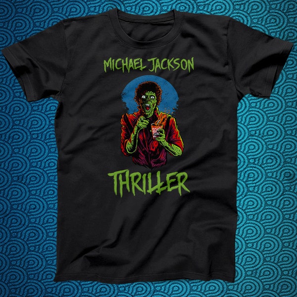 Halloween Movie Thriller T-Shirt, 80s, Retro, Graphic Tees, Smooth Criminal, Horror Movie, Zombies, I'm Fine, Scary T-Shirts, Vintage Style