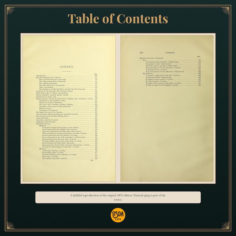 SACRED FORMULAS of the CHEROKEES by James Mooney 1891 Bureau of American Ethnology Cherokee Ceremonial Medicine Folklore Vintage pdf Ebook Bild 3