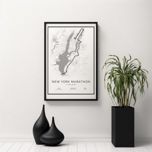 Aangepaste New York Marathon-print
