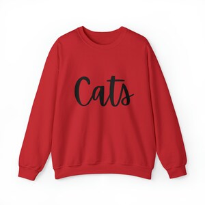 Cats Crewneck Sweatshirt Spirit Wear