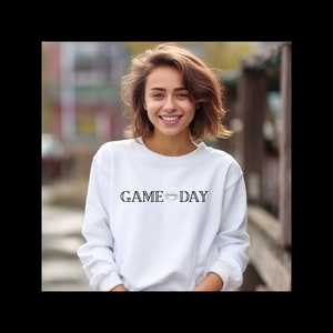 Football Game Day Crewneck Sweatshirt