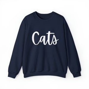 Cats Crewneck Sweatshirt Spirit Wear