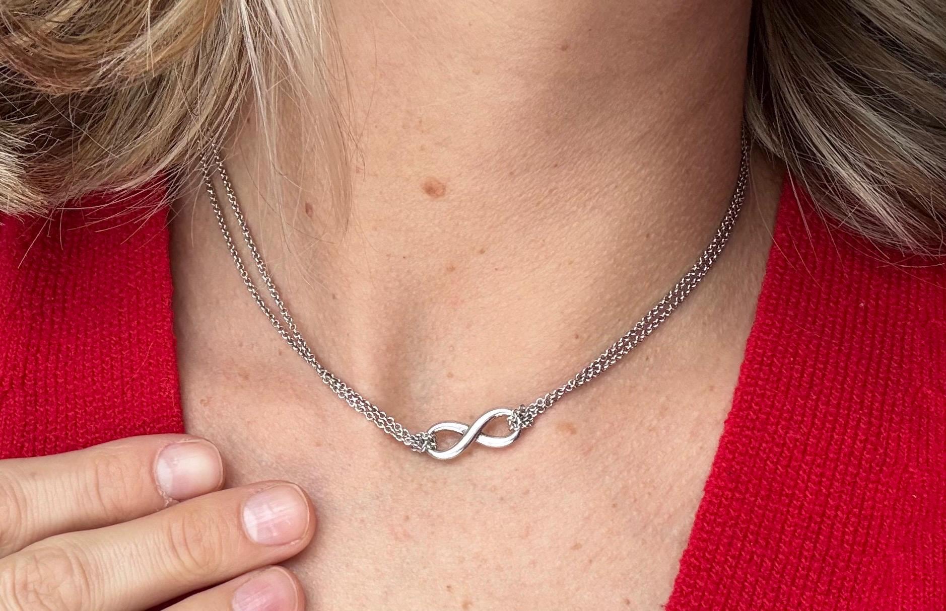 Tiffanys infinity necklace - Etsy 日本