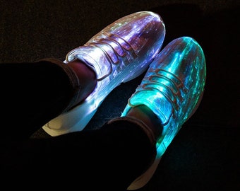 LED Light Up Sneakers Fiber Optics for Kids -  Gifts for kids, Party Dancing Shoes, Birthday, Gift for Boy or Girls, New years outfit