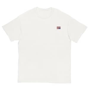 Upside Down Flag - Nation In Distress - USA Protest Tee - Save America - Cotton Embroidered Tee