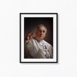 Pope Francis Print, Pope Francis Wall Art, Catholic Religious Wall Art, Photography Prints, Museum Quality Photo Art Print