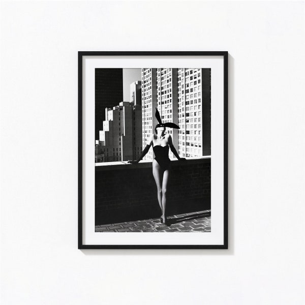 Helmut Newton Print, Elsa Peretti in New York Black and White Wall Art, Vintage Print, Photography Prints, Museum Quality Photo Art Print
