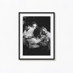 1975年のプリント、マティ・ヒーリーのポスター、音楽ポスターの白黒ウォールアート、ビンテージプリント、写真プリント、美術館品質の写真アートプリント