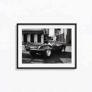 Impressão de Steve McQueen, Bullitt, arte de parede em preto e branco do carro Steve McQueen, impressão vintage, impressões fotográficas, impressão de arte fotográfica com qualidade de museu