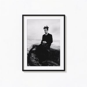 マティ・ヒーリー プリント、1975 ポスター、音楽ポスター 白黒 ウォールアート、ビンテージ プリント、写真プリント、美術館品質の写真アートプリント