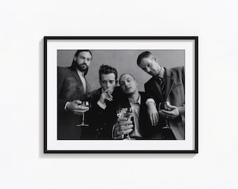 The 1975 Print, Matty Healy Poster, Bar Cart Art Black and White Wall Art, Vintage Print, Photography Prints, Museum Quality Photo Art Print
