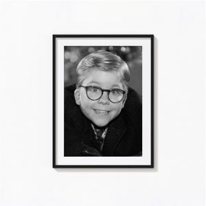 A Christmas Story Print, Christmas Black and White Wall Art, Movie Vintage Print, Photography Prints, Museum Quality Photo Art Print