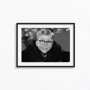 A Christmas Story Print, Christmas Black and White Wall Art, Movie Vintage Print, Photography Prints, Museum Quality Photo Art Print