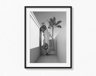 Porsche Carrera Print, Black and White Wall Art, Porsche Poster, Car Poster, Vintage Print, Photography Prints, Museum Quality Photo Print