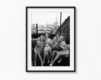 Sex and the City Print, SATC Black and White Wall Art, Vintage Print, Photography Prints, Museum Quality Photo Art Print